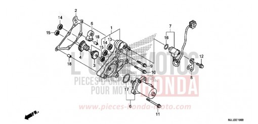 REDUCTION GEAR NC700SDE de 2014